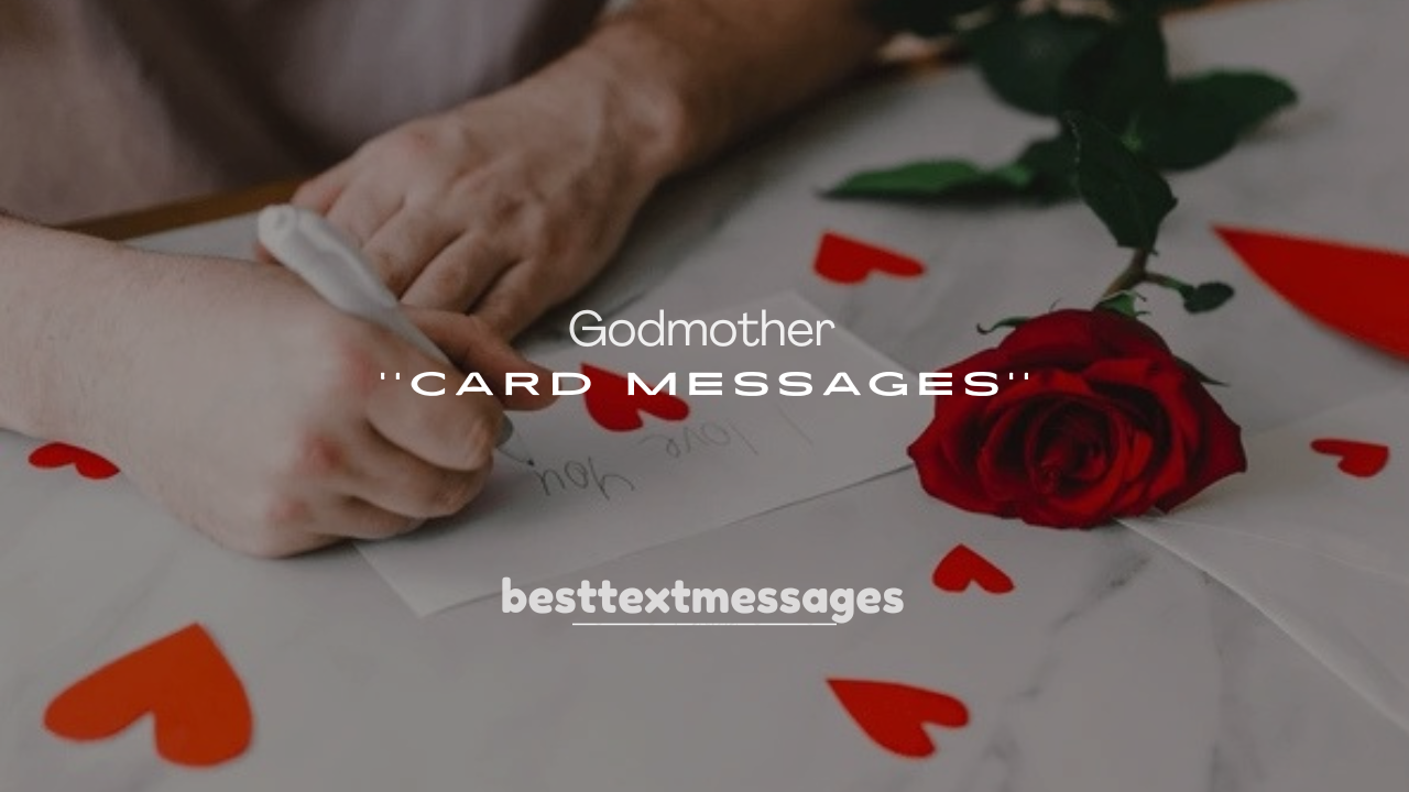 250+ Heartfelt Godmother Card Messages